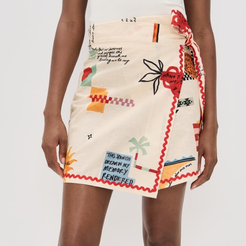 Never Fully Dressed Poema Mini Jaspre Skirt - Like New